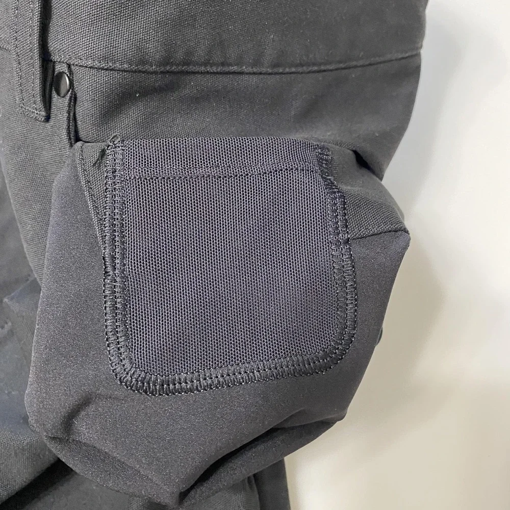 Lululemon Pants Mens 38 Black Slim Fit Athletic Stretch Zip Pocket Taper Commute